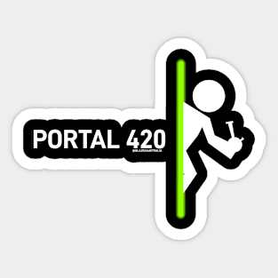 Portal 420 Sticker